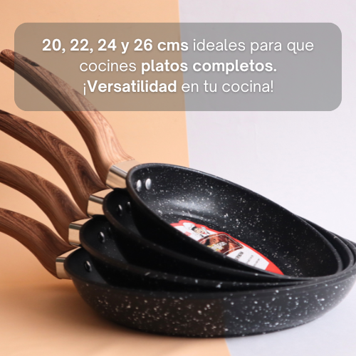 Set de sartenes x4