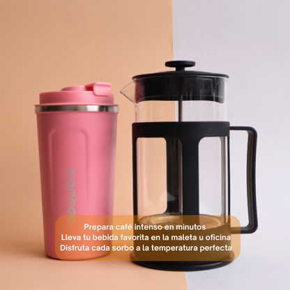 Kit prensa francesa 1000 + vaso termico