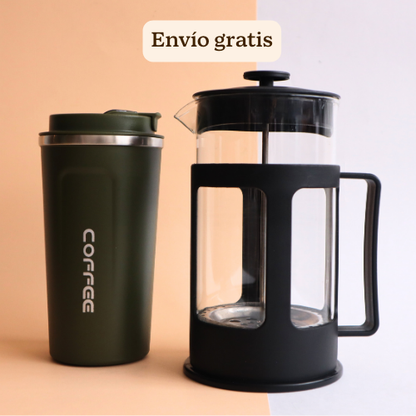 Kit prensa francesa 1000 + vaso termico