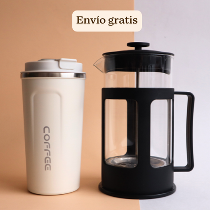 Kit prensa francesa 1000 + vaso termico